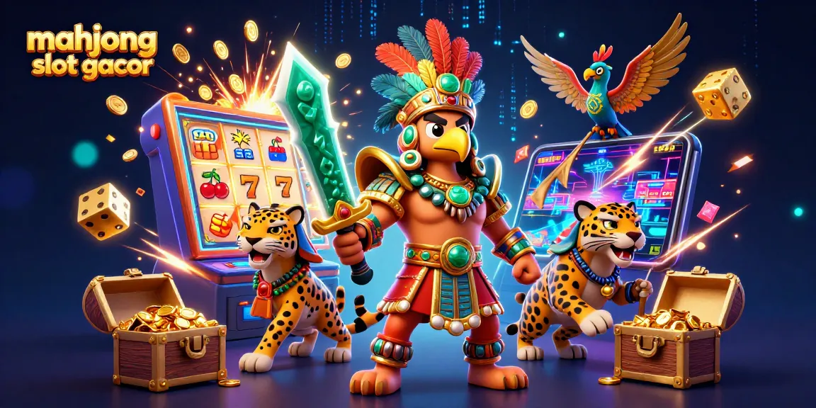 Experience mahjong slot gacor with captivating gameplay and vibrant graphics in this thrilling casino illustration.