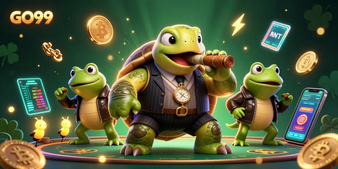 Engage with GO99's thrilling casino excitement through a vibrant 3D illustration.