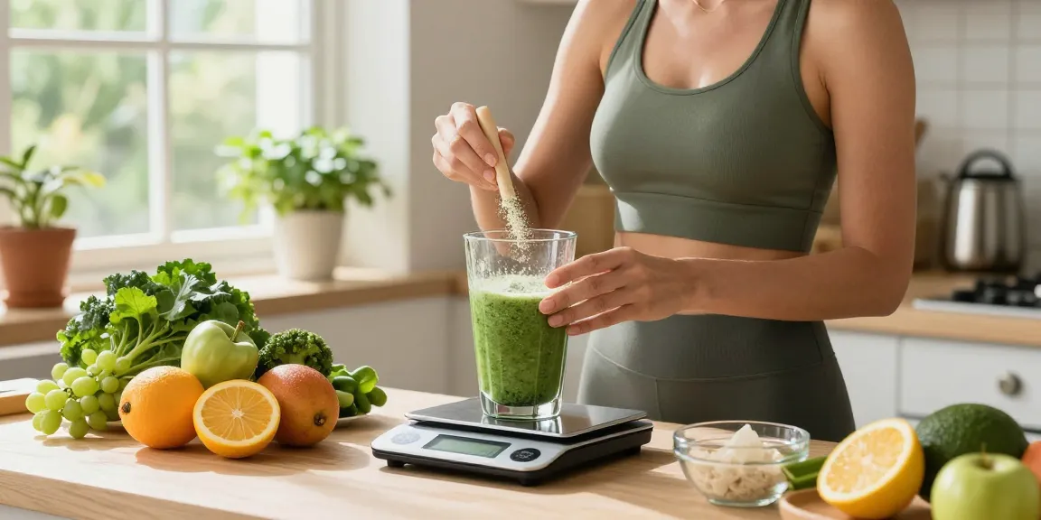Learn more about enhancing energy with a healthy White Maeng Da Kratom smoothie preparation in a bright kitchen.